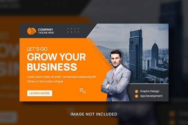 Business agency banner social tenplate