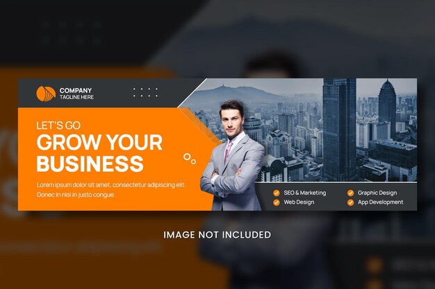 PSD business agency banner social tenplate