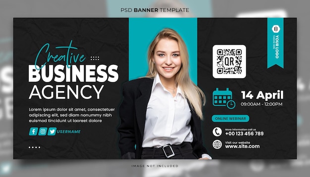 PSD business agency banner template