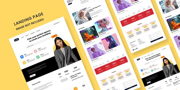 Business Agency Website Landing Page