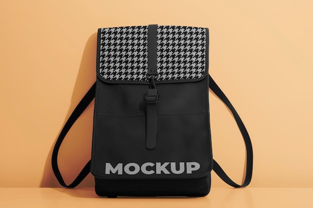 PSD business backpack mockup design