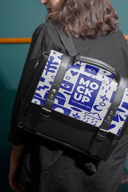 PSD business backpack mockup