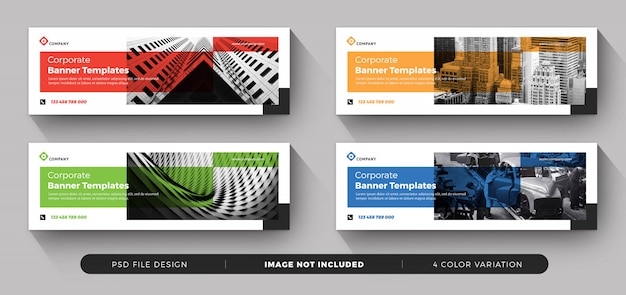 PSD business banner collection