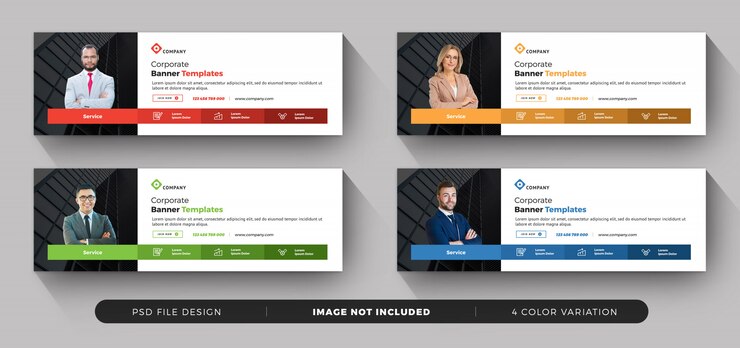 PSD business banner collection