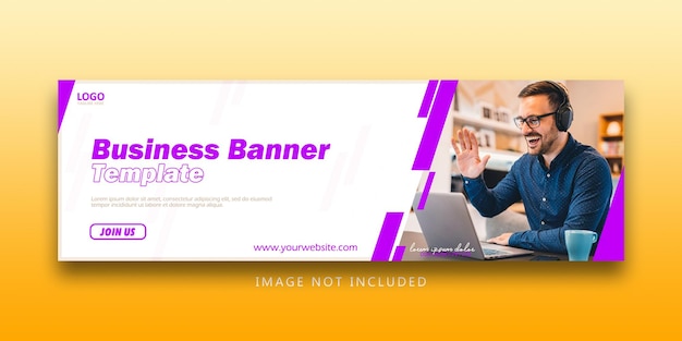 Business banner social media and instagram banner template