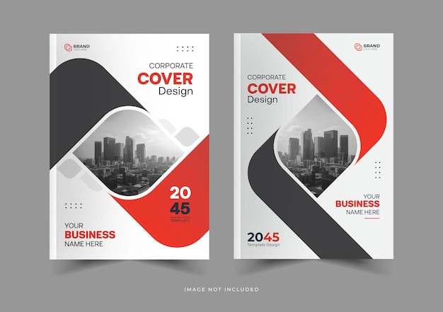 PSD design della copertina dell'opuscolo della copertina del libro aziendale o relazione annuale e copertina e opuscolo del profilo aziendale