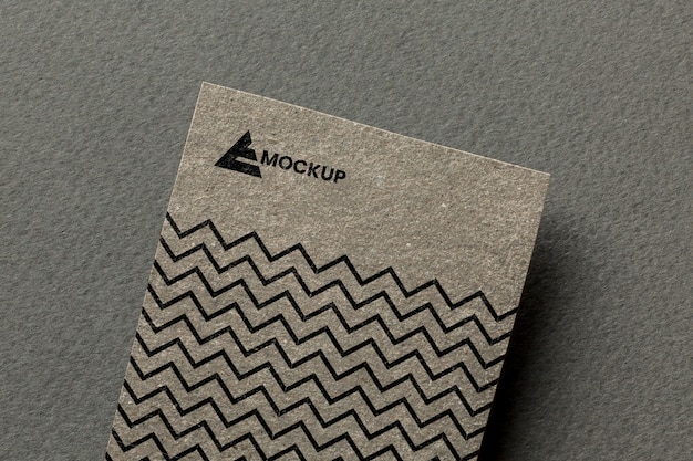 PSD business branding on card mock-up arrangement