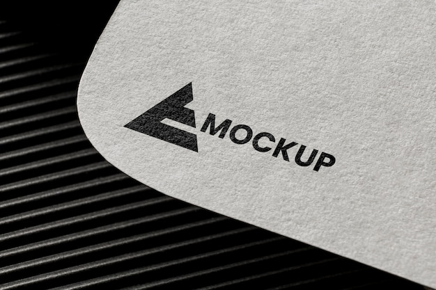 PSD business branding on card mock-up