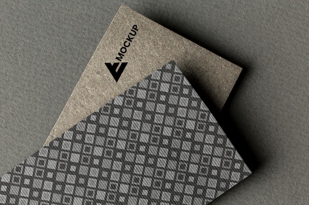 PSD business branding on card mock-up