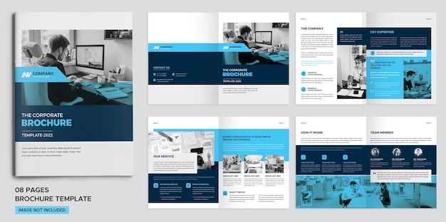 PSD business brochure design template