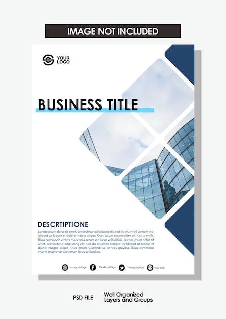 PSD business brochure design