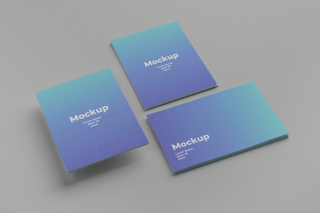 Business card design mockup