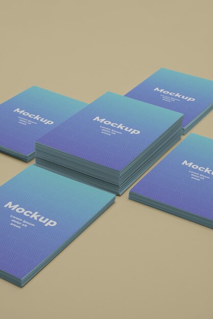 PSD business card design mockup