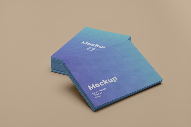 Business card design mockup
