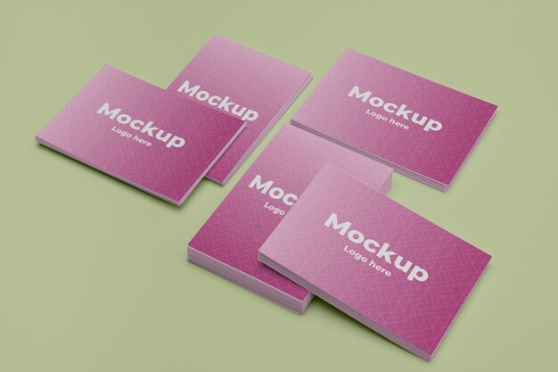 PSD business card design mockup