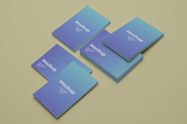 PSD business card design mockup