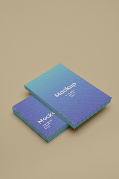 PSD business card design mockup