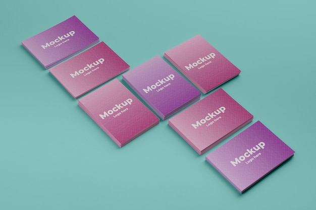 Business card design mockup