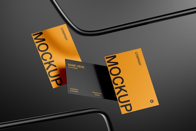 business card design mockup