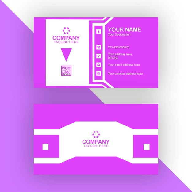 Business card design template