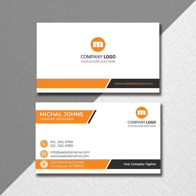 PSD business card design