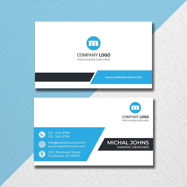 PSD business card design