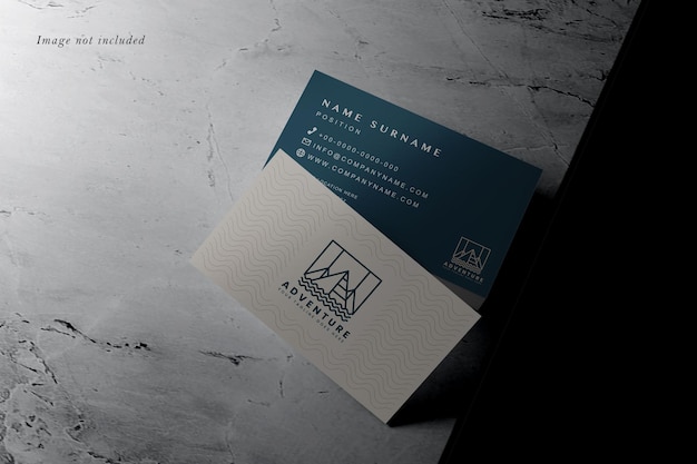 business card display mockup