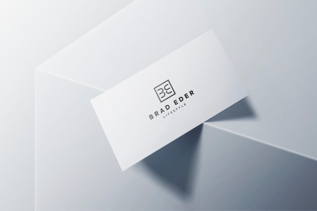 Business card logo mockup