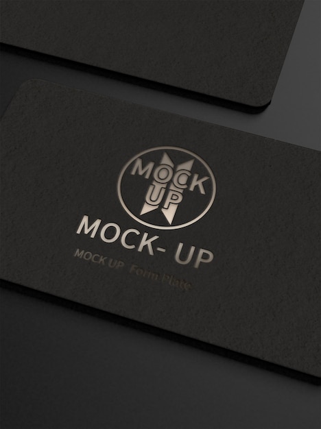 PSD business card logo mockup