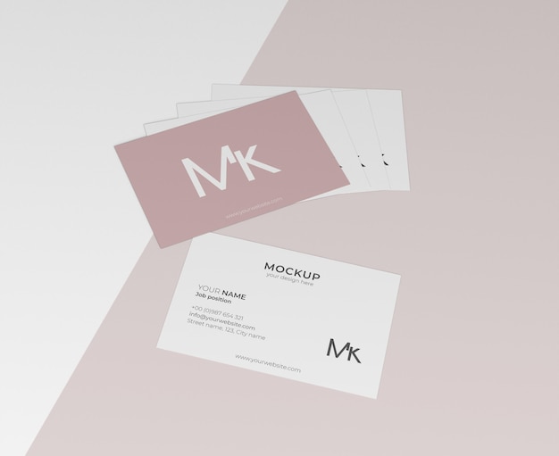 PSD business card mock-up assortment