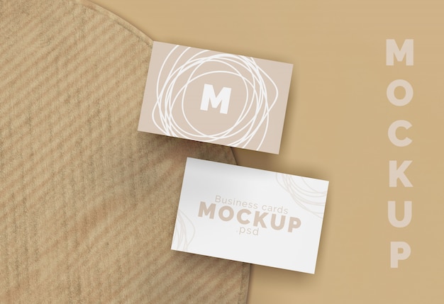 PSD business card mock-up