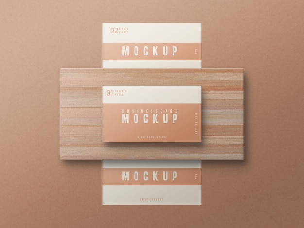 Business card mockup design psd