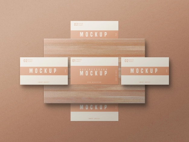 Business card mockup design psd