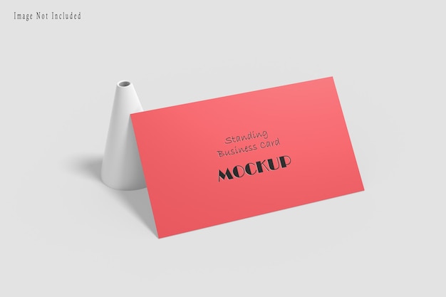 Business card mockup design rendering