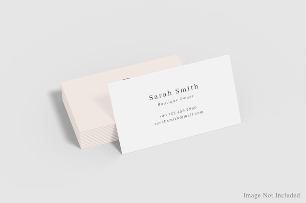 Business card mockup design