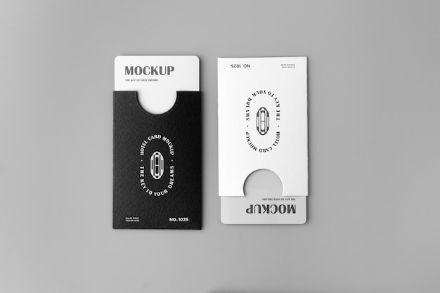 PSD business card mockup design