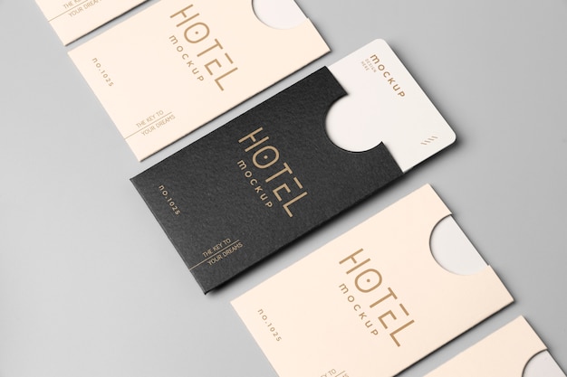 PSD business card mockup design