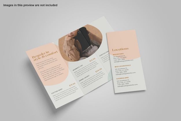 Business card mockup design