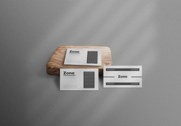 PSD business card mockup design