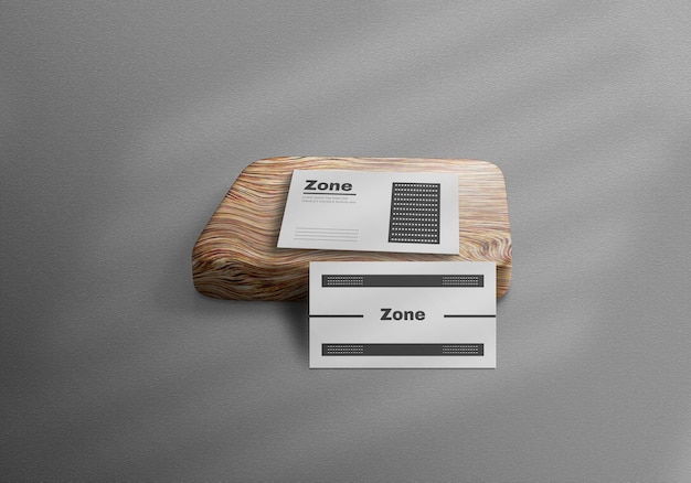 PSD business card mockup design