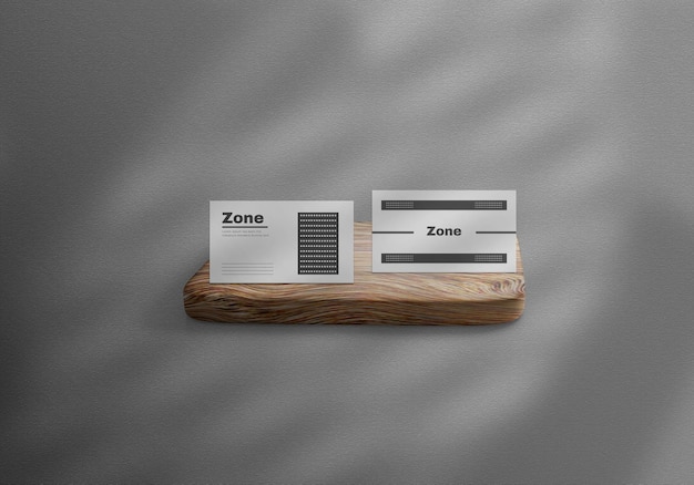 PSD business card mockup design