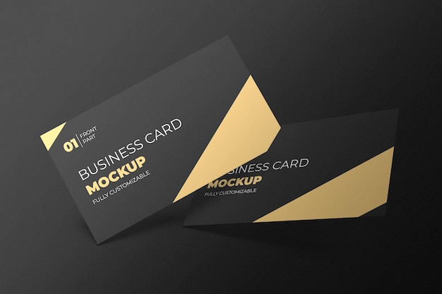 Business card mockup design