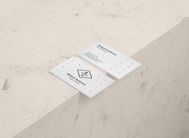 PSD business card mockup free