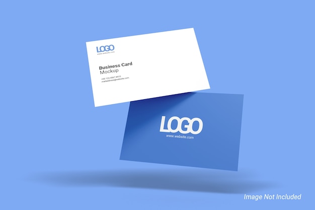 Business Card Mockup Isolated