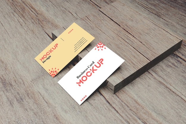 Business card Mockup and Modern design template
