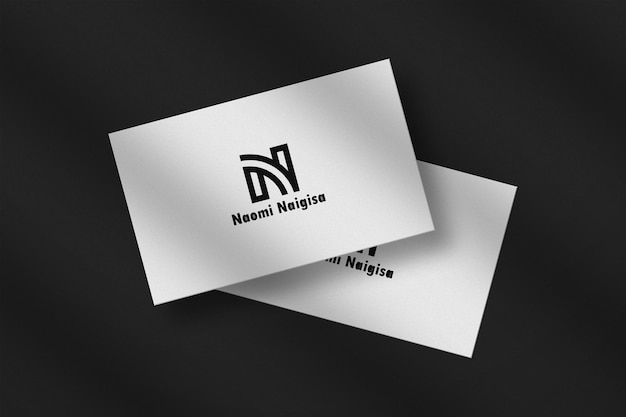 Business Card Mockup Modern Logo Design