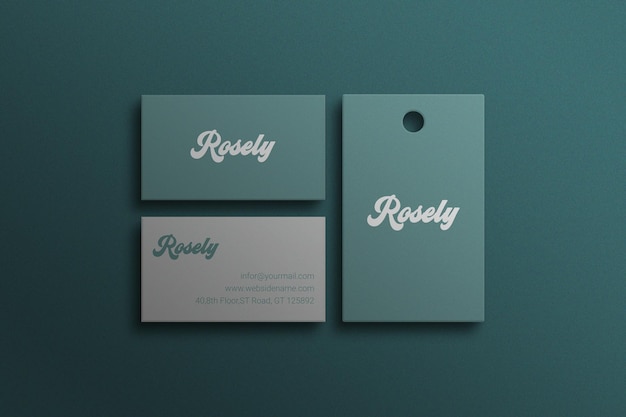 Business card mockup photoshop