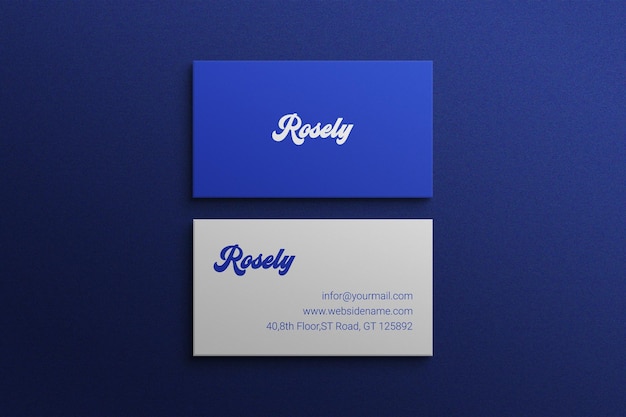 Business card mockup photoshop