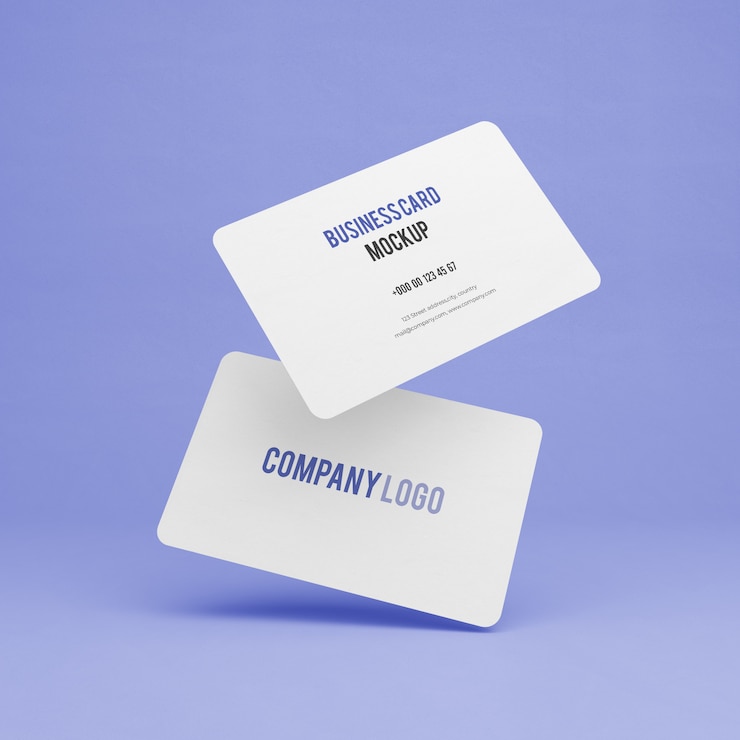 PSD business card mockup premium psd