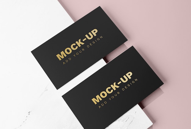 Business card mockup premium psd